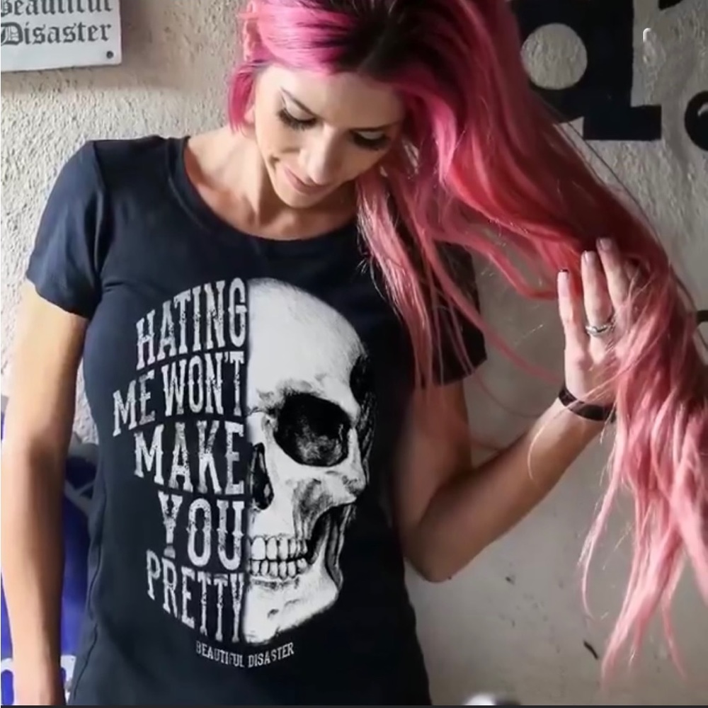 Beautiful Disaster “Hating me won’t make you pretty” tee